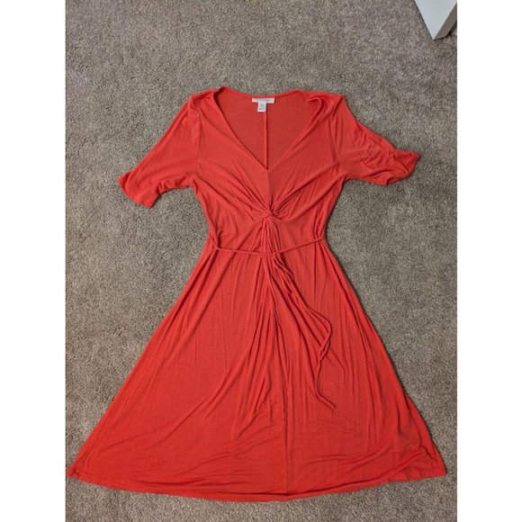 Women's Motherhood Maternity Dresses (set of 2), Red/Gray, Size M - Picture 2 of 5